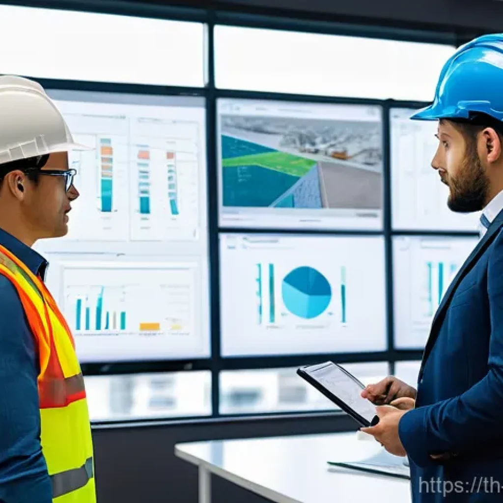 건설 현장 안전 관리 사례 - **Prompt 1: Proactive Safety Planning Meeting**
    A diverse team of construction professionals &ndash; i...